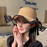 Straw Sun Protection Straw Hat sun protection & for women PC