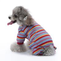 Polyester Pet Dog Clothing striped PC