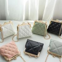 PU Leather Easy Matching Clutch Bag with chain & hardwearing Argyle PC