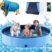 PVC foldable Pet Pool portable blue PC