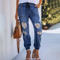Cotton Women Jeans slimming patchwork PC