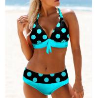 Spandex & Poliéster Bikini, impreso, patrón diferente para la elección, más colores para elegir,  Conjunto