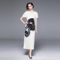 Garza Jednodílné šaty Stampato Pevné Bianco : kus
