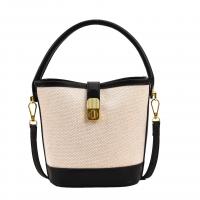 PU Leather Easy Matching & Bucket Bag Handbag attached with hanging strap PC