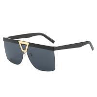 PC-Polycarbonate without frame Sun Glasses contrast color & anti ultraviolet & sun protection & unisex Solid PC