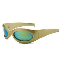 PC-Polycarbonate Easy Matching Riding Glasses anti ultraviolet & sun protection & unisex Solid PC