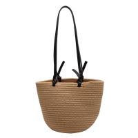 Straw Easy Matching Woven Shoulder Bag large capacity PC