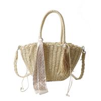 Straw Beach Bag & Easy Matching Woven Shoulder Bag attached with hanging strap PC