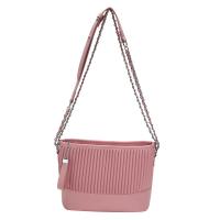 PU Leather Easy Matching & Bucket Bag Shoulder Bag striped PC