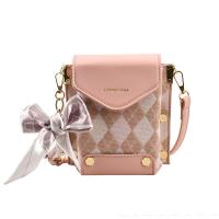 PU Leather with silk scarf & Easy Matching Crossbody Bag Argyle PC