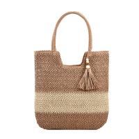 Straw Easy Matching Woven Shoulder Bag large capacity PC