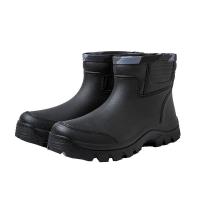 Plastic Cement & PVC Rain Boots & anti-skidding & waterproof black PC