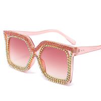 PC-Polycarbonate Sun Glasses for women & anti ultraviolet & sun protection & with rhinestone PC