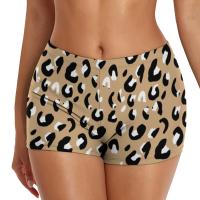 Polyester Women Swimming Brief & skinny style printed leopard PC