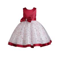 Polyester Soft & Ball Gown Girl One-piece Dress Cute floral PC