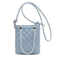 PU Leather & Plastic Pearl Easy Matching Crossbody Bag Argyle PC