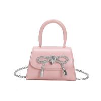 PU Leather Easy Matching Handbag Mini & attached with hanging strap bowknot pattern PC