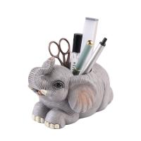 Resin Creative Pen Container for office & hardwearing Cartoon gray PC