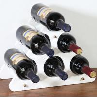 Wooden Creative Wine Rack durable & hardwearing Solid white PC
