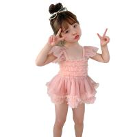 Polyamide & Polyester Girl Kids One-piece Swimsuit pink PC