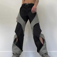 Spandex & Poliéster Pantalones Largos Mujer, gris,  trozo