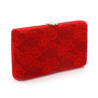Polyester hard-surface & Easy Matching Clutch Bag with chain floral PC