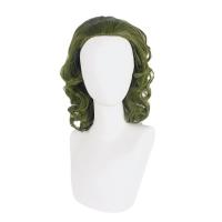 High Temperature Fiber can be permed and dyed & Wavy Wig green PC