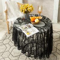 Polyester Table Cloth dustproof & anti-skidding & hollow Solid PC