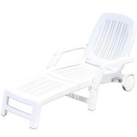 Engineering Plastics Foldable Chair portable & thicken white PC