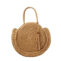 Straw Beach Bag Woven Tote soft surface & attached with hanging strap PC