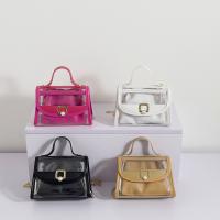 PVC & PU Leather Handbag soft surface & attached with hanging strap PC