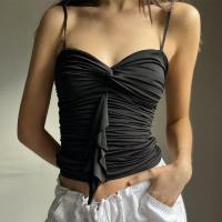 Polyester Slim Camisole Solid black PC