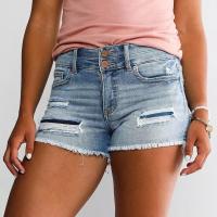 Cotton Ripped Shorts blue PC