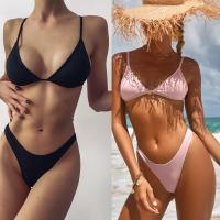 Polyamide Bikini Solide plus de couleurs pour le choix Ensemble