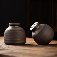 Keramika Čaj caddies Ruční kus