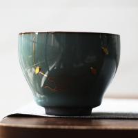 Cerámica Tazas de té, hecho a mano, diferente color y patrón de elección,  trozo