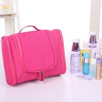 Polyester Travel Toiletry Bag large capacity & waterproof Solid fuchsia PC