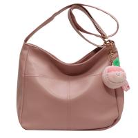 PU Leather Easy Matching Shoulder Bag with hanging ornament Solid PC