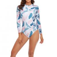 Polyester One-piece Swimsuit & padded printed PC