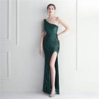 Pailletten & Polyester Langes Abendkleid, mehr Farben zur Auswahl,  Stück