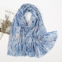 Cotton Women Scarf can be use as shawl & sun protection & thermal printed floral PC