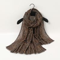 Polyester Tassels Women Scarf dustproof & sun protection & thermal printed PC