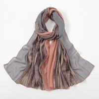 Polyester Women Scarf dustproof & sun protection & thermal & breathable printed PC