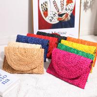 Straw Envelope Clutch Bag soft surface PC