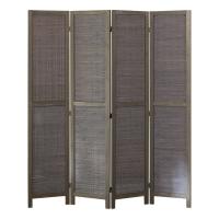 Pine & Bamboo foldable Floor Screen patchwork Solid Lot