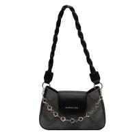 PU Leather Easy Matching Shoulder Bag with chain Argyle PC