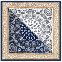 Polyester Easy Matching Silk Scarf dustproof & can be use as shawl & sun protection printed PC