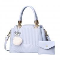 PU Leather easy cleaning & Easy Matching Handbag with hanging ornament & Lightweight & attached with hanging strap PC