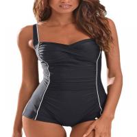 Polyester Plus Size One-piece Swimsuit slimming  PC