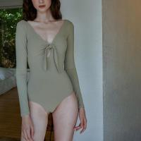 Polyamide One-piece Swimsuit backless Solid PC
